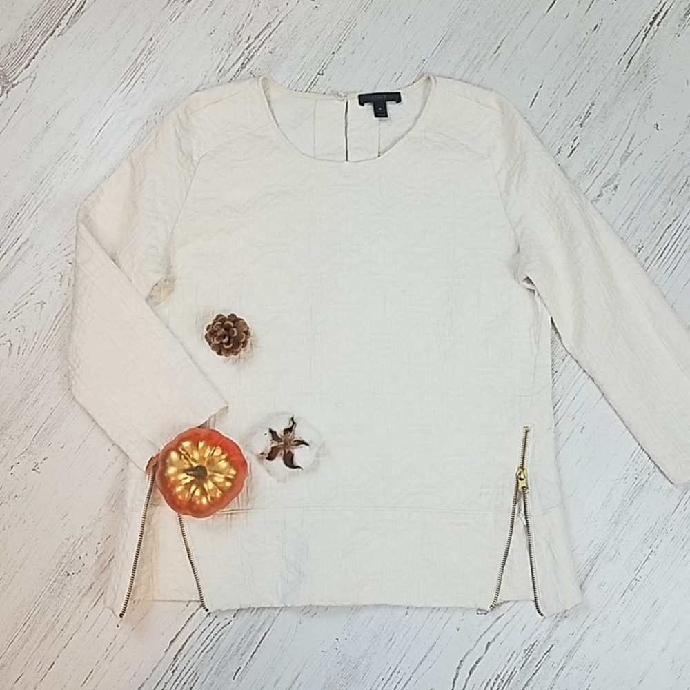 J. Crew Jacquard Top